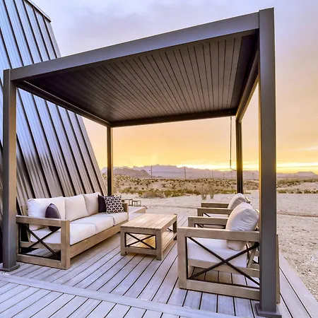 Stardust Big Bend Luxury A-Frame#9 With A Fab View Apartment Terlingua Exterior photo